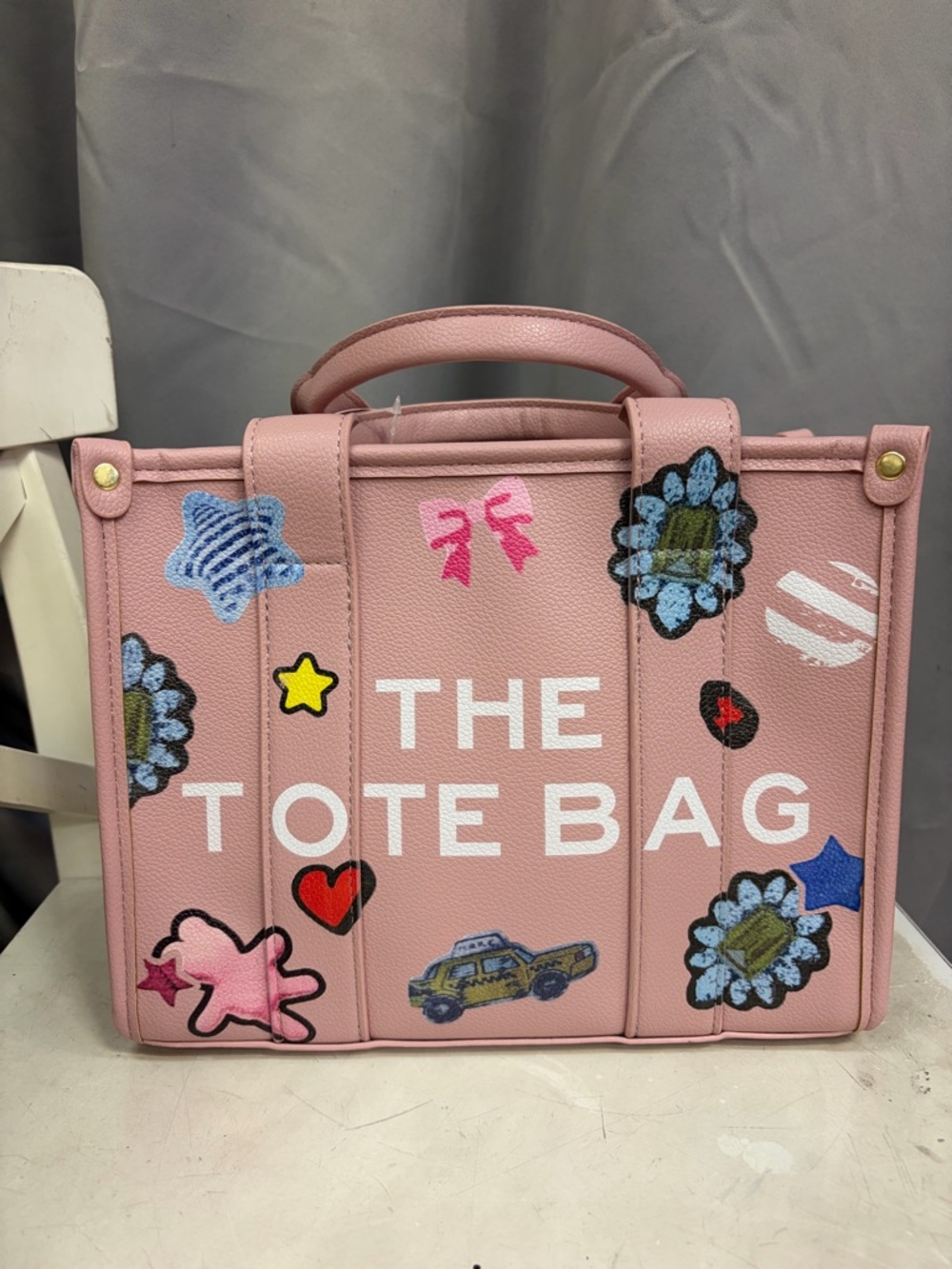 Lavender Embellished Women's Tote